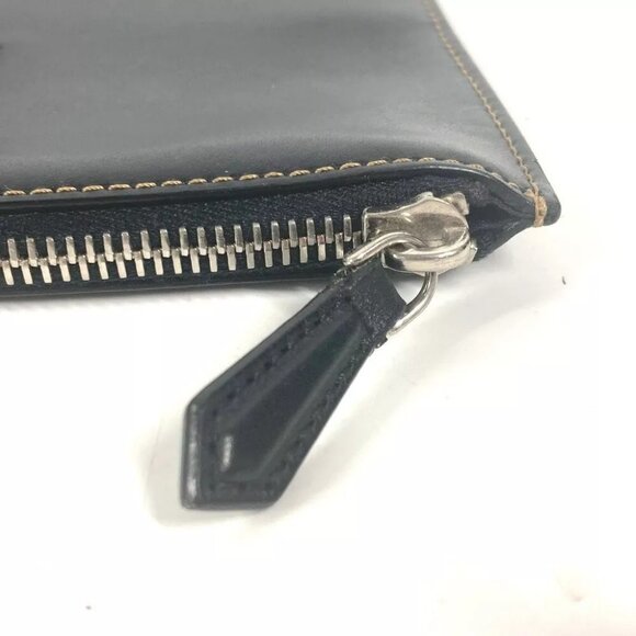 FENDI 7N0078 Pouch Zucca logo Bag Clutch bag Leather Black/Brown - Picture 6 of 14